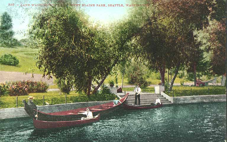 Historic photo of Denny Blaine park